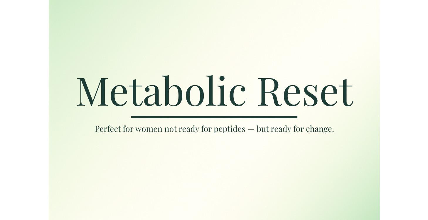 Metabolic Reset & Muscle Protection Blueprint