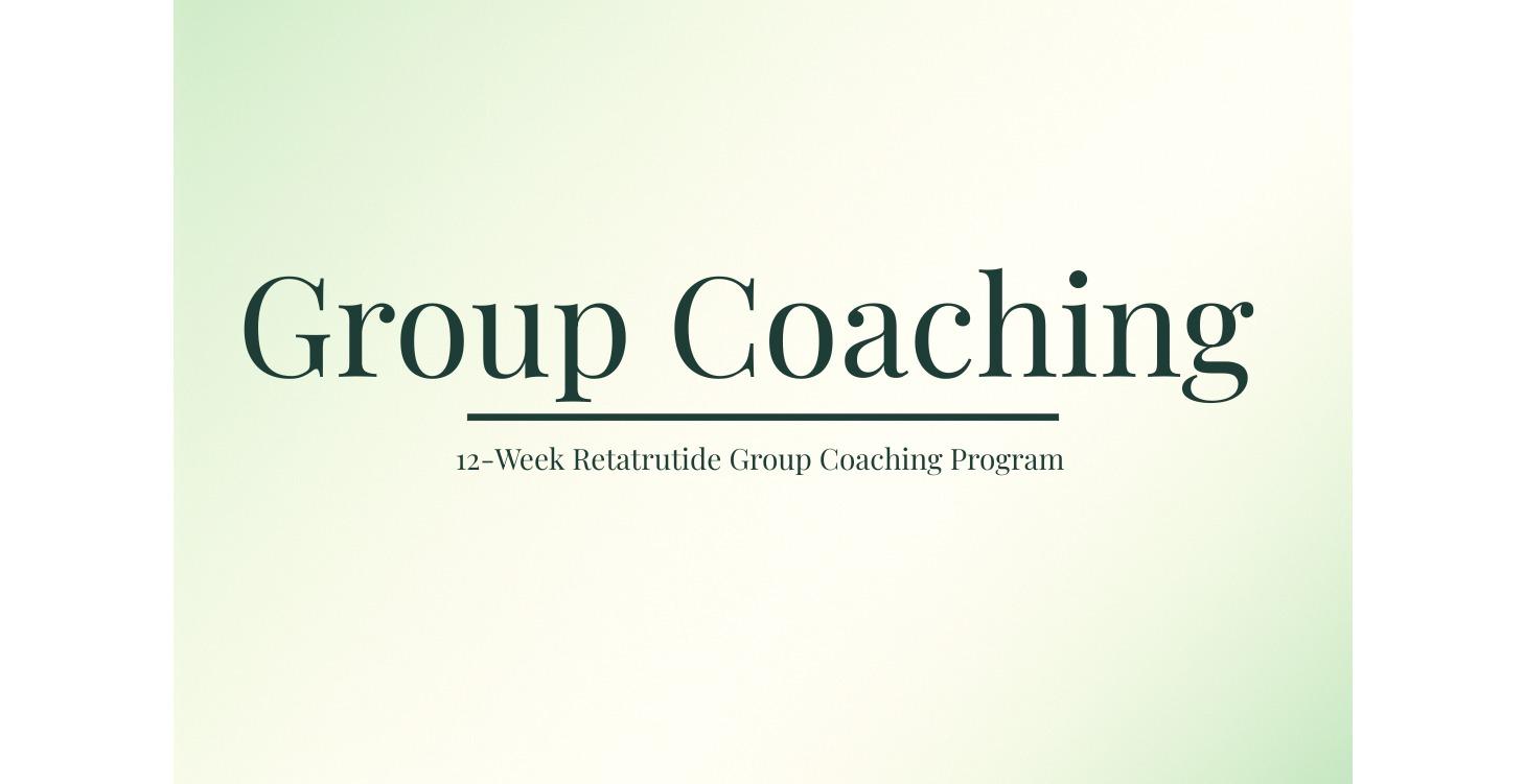 12 Week Peptide Group Coaching
