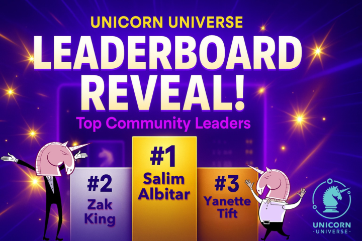 🦄 Unicorn CONNECTSTRAVAGANZA Recap & December Leaders!