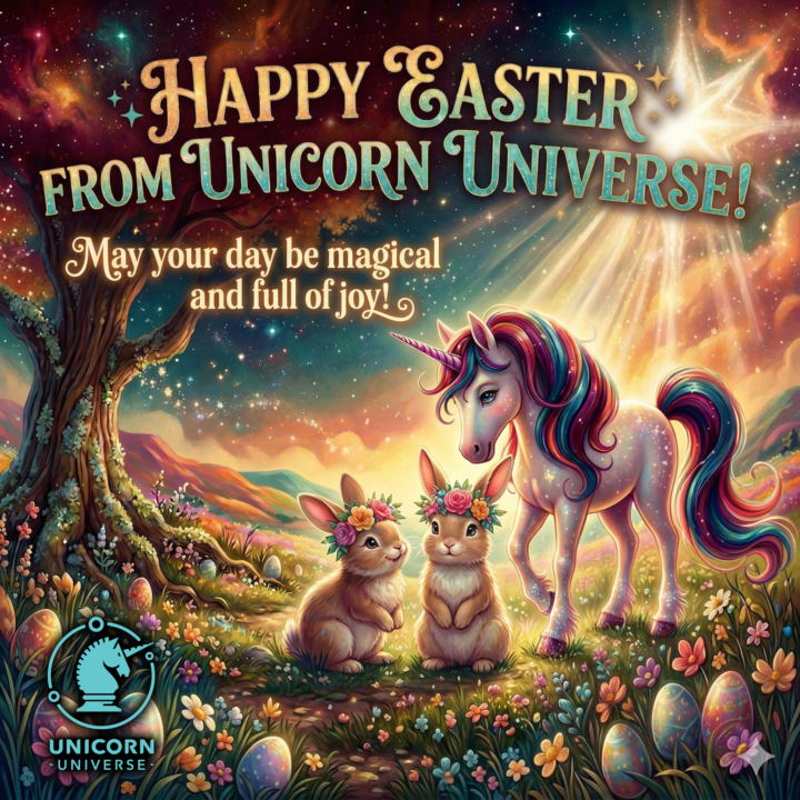 Hoppy Easter! 🦄  🐰