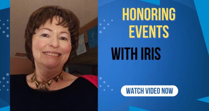 Honoring Event Pro$ w/ Iris