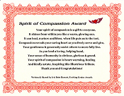 Spirit of Compassion Award