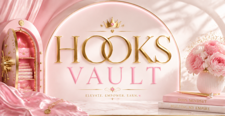 🎯 This vault = hooks that stop the scroll + start the sales.
