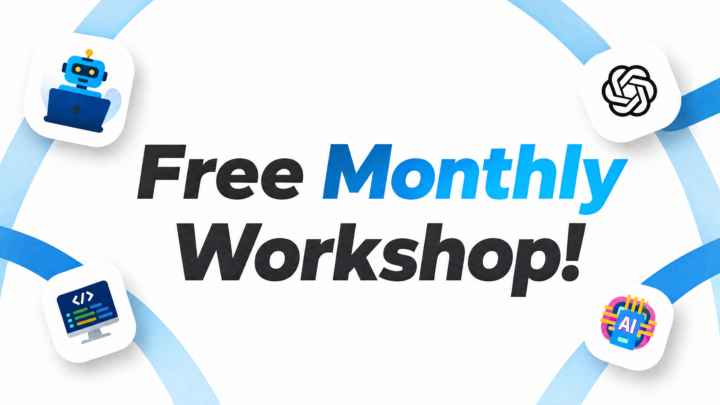🎉 BIG NEWS: Free Monthly Workshops Are Here!
