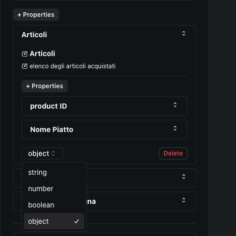 VAPI functions data type Array missing