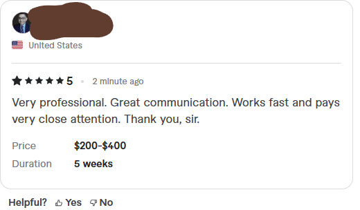 Just received this review and it really made my day: