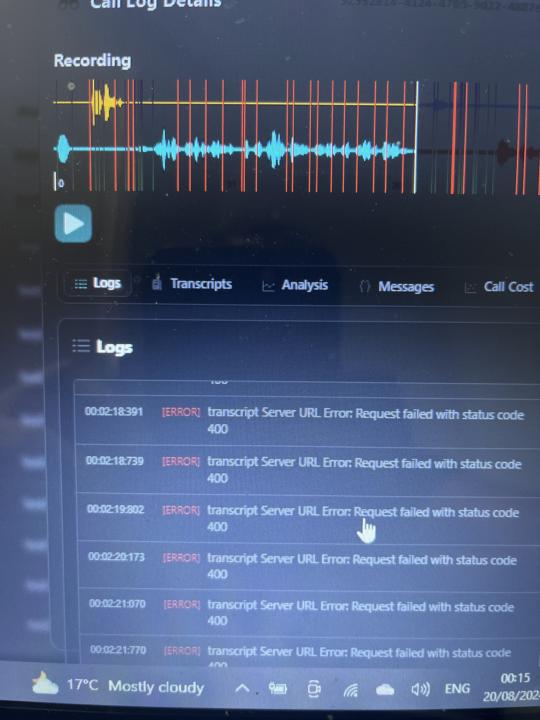 Webhook server error?