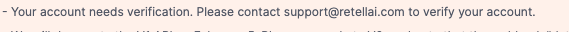 HELP -Live Enviornment- Retell ASKING to Verify Account-