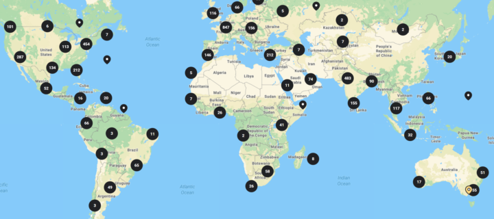 New Skool Community World Map 🗺️
