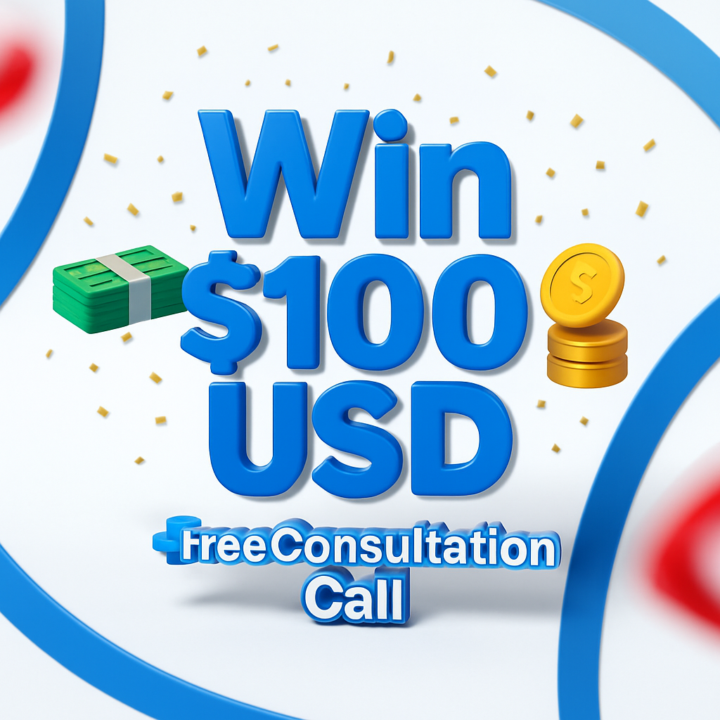 Win $100 USD + Free Consultation Call 🥳