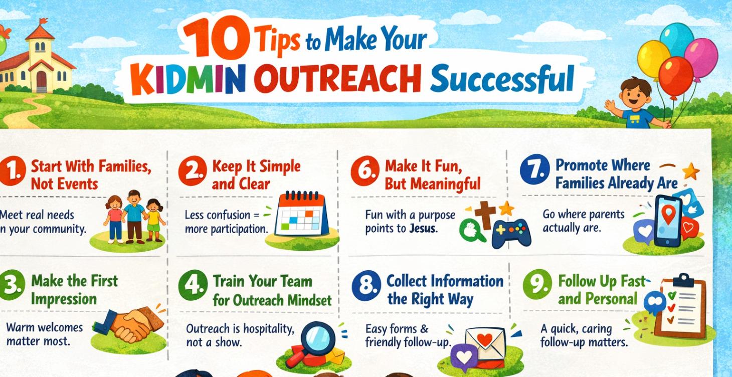 10 Tips on Making your KidMin outreach Successful