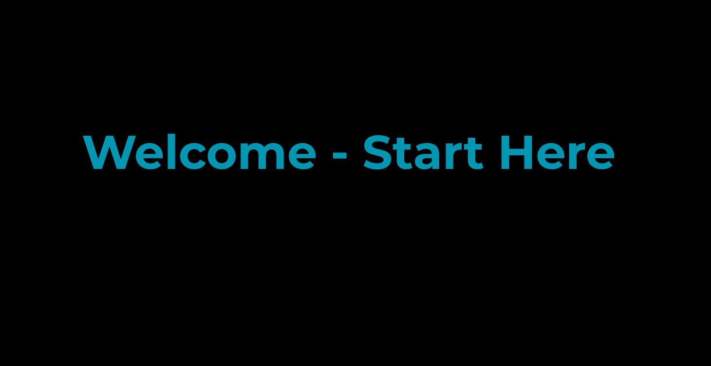 Start Here — How to use this community