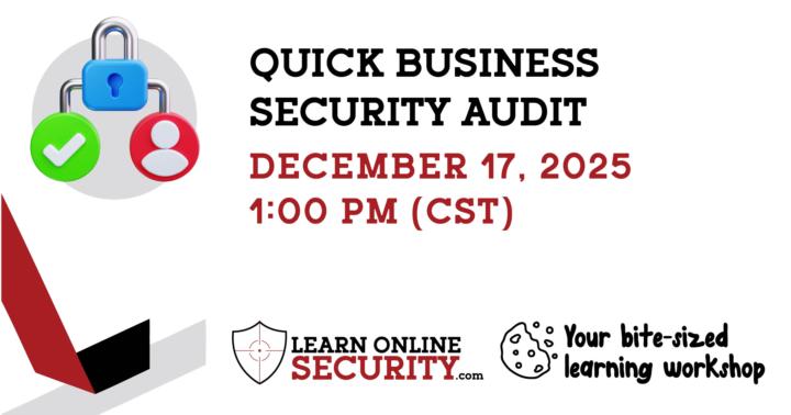 Quick Business Security Audit 