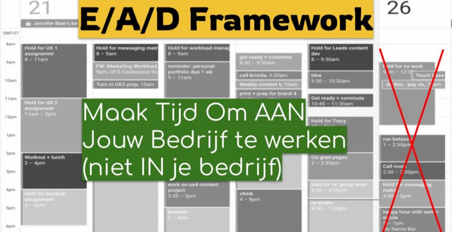 Meer Tijd Voor Wat Écht Belangrijk is