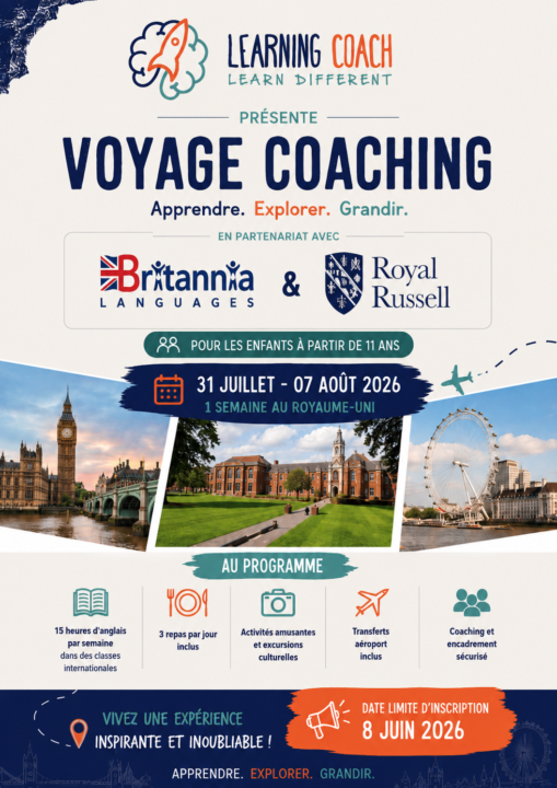 Voyage Coaching au Royaume-Uni 🇬🇧✨ pour +11 ans