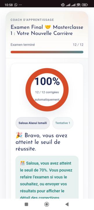 Examen master classe 1