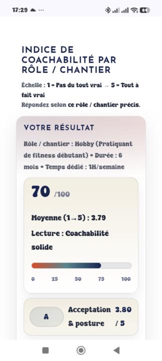 Résultats IC par rôle de vie