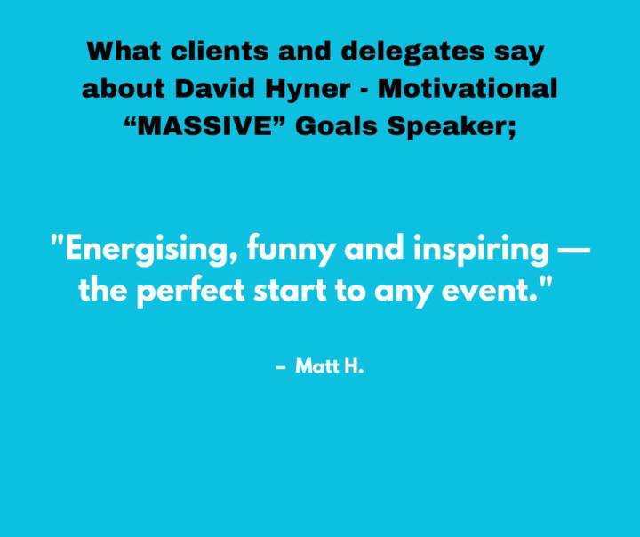 The perfect start to any event...