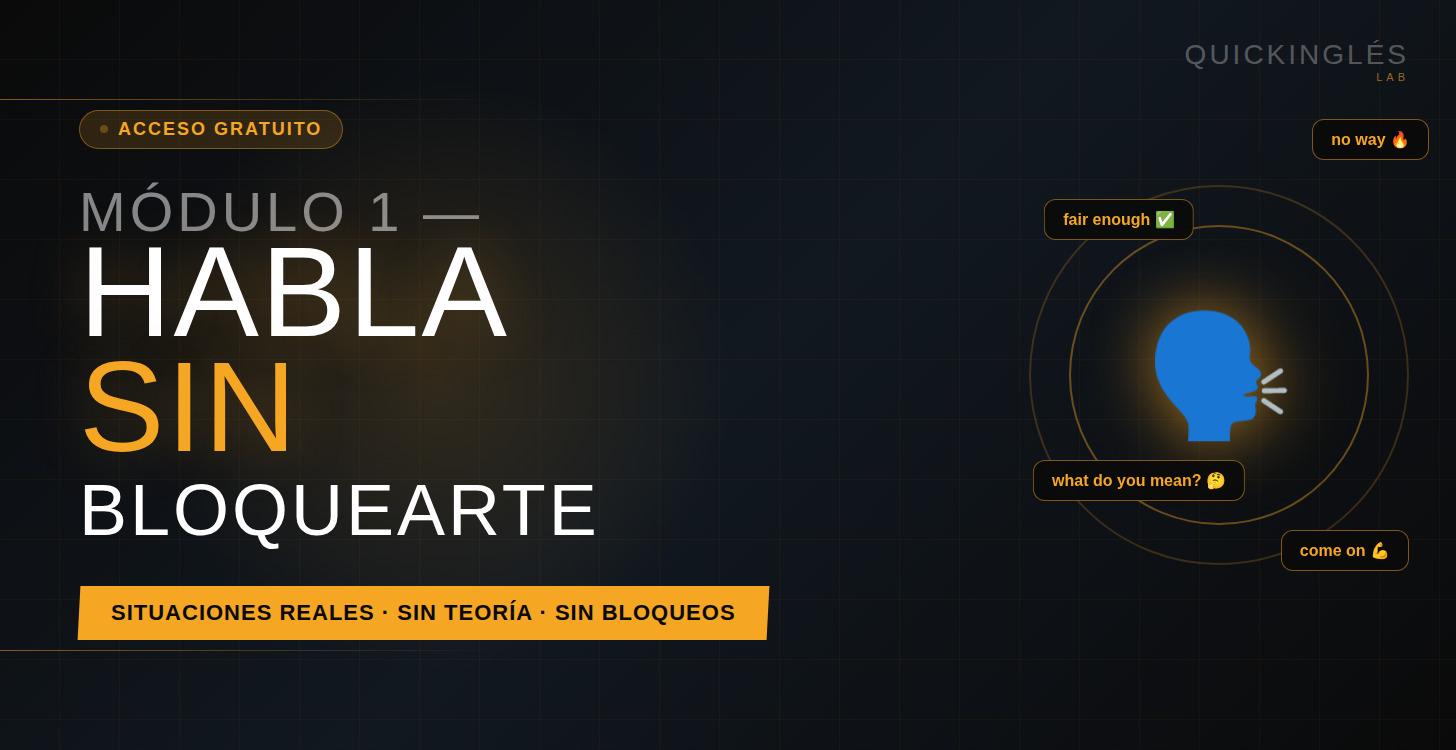 Habla sin Bloquearte