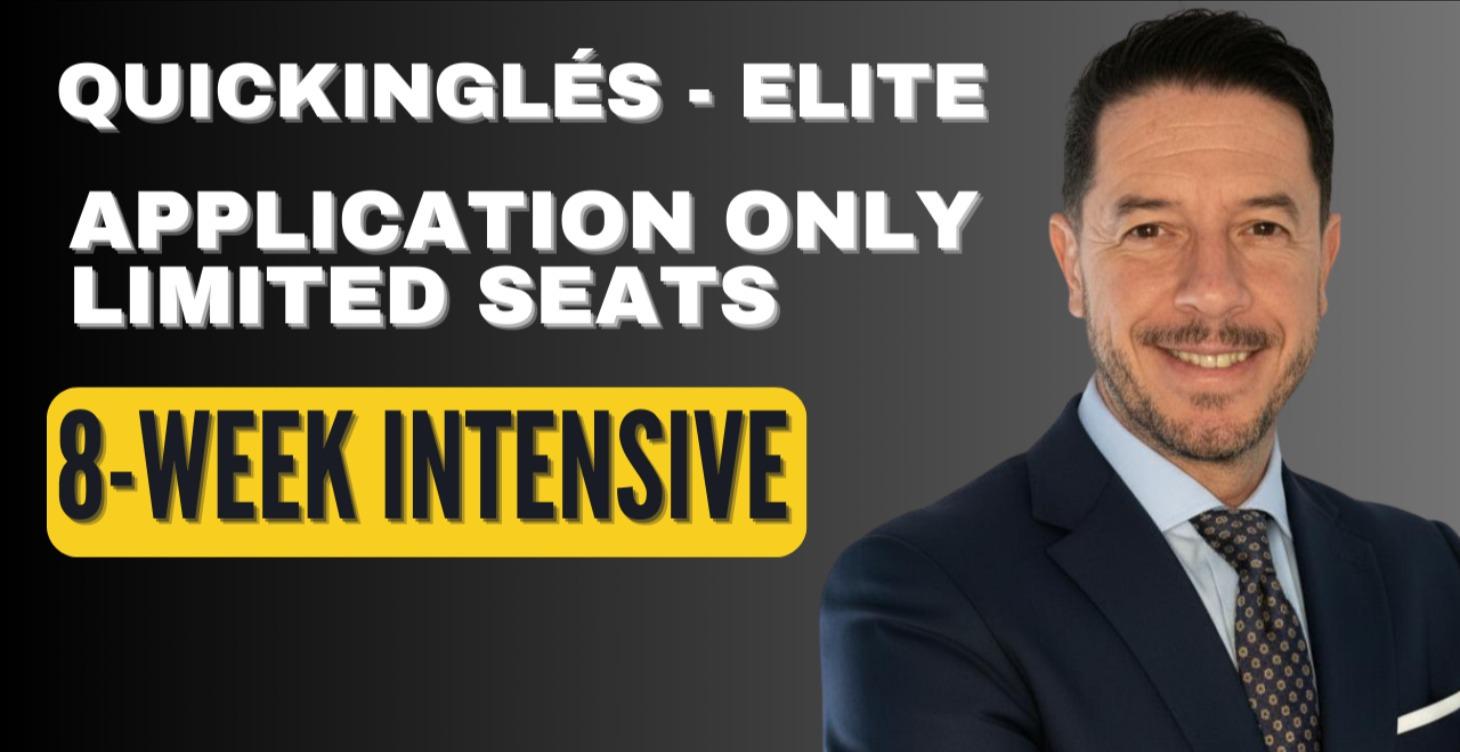 QuickInglés | 8-Week Coaching Program