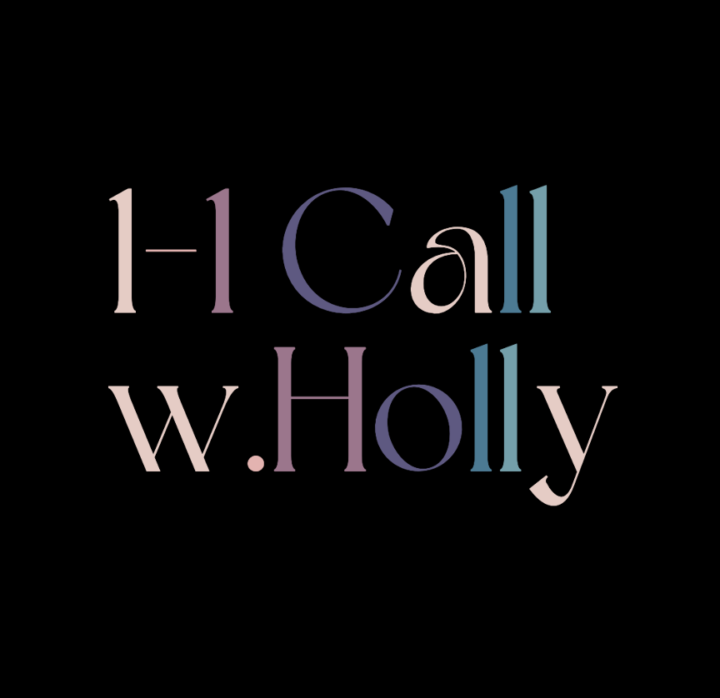 Apply for your 1-1 check in call with Holly | STEP TWO!!!