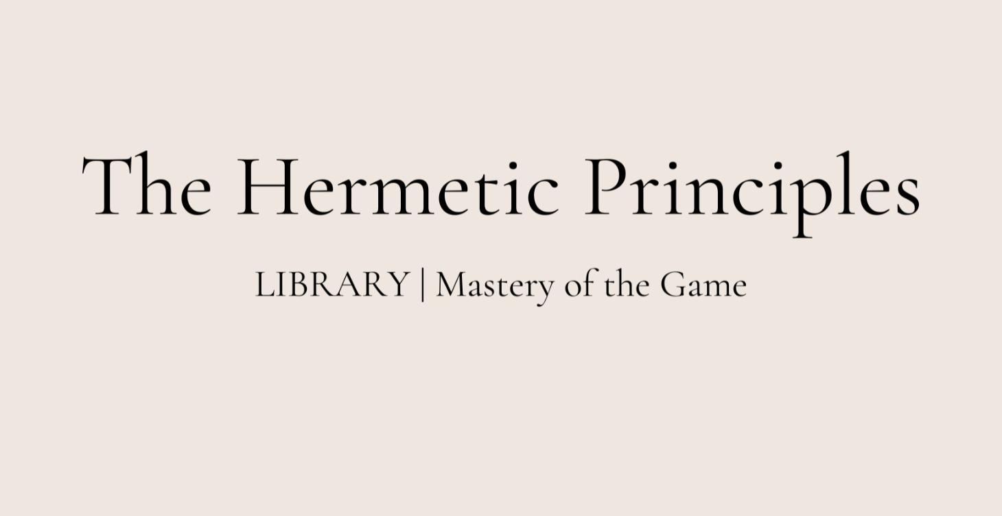 Library | Hermetic Principles