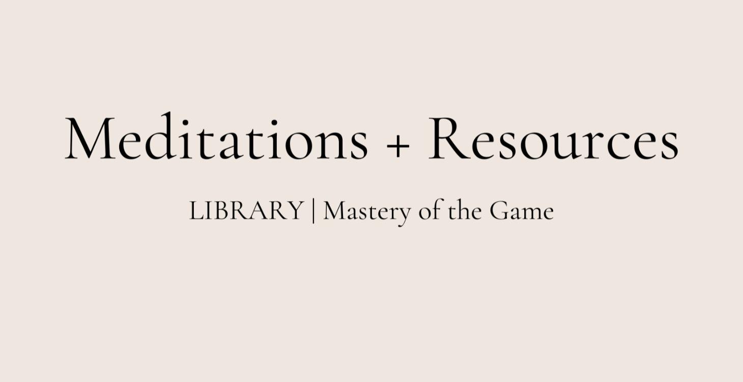 Library | Meditations & Resources