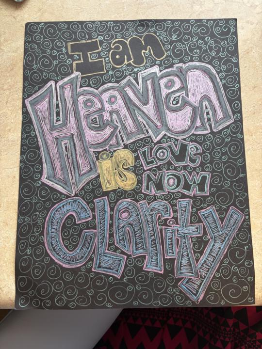 Heaven is Clairty - a doodle