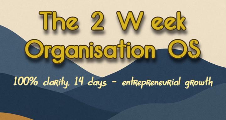 The 2-Week Organisation OS 💸