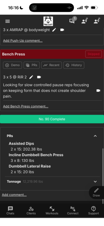 Even a workout left Unfinished is better than a workout skipped