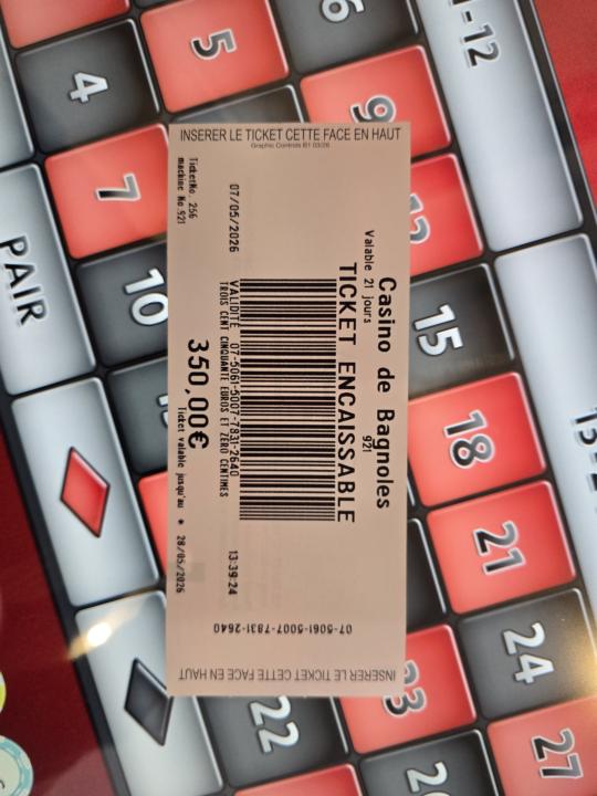 Retour en casino terrestre 