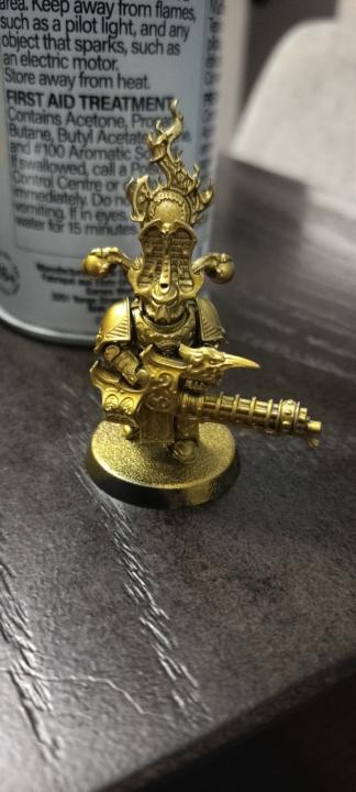 Step 1, Prime. Step 2 base coat.