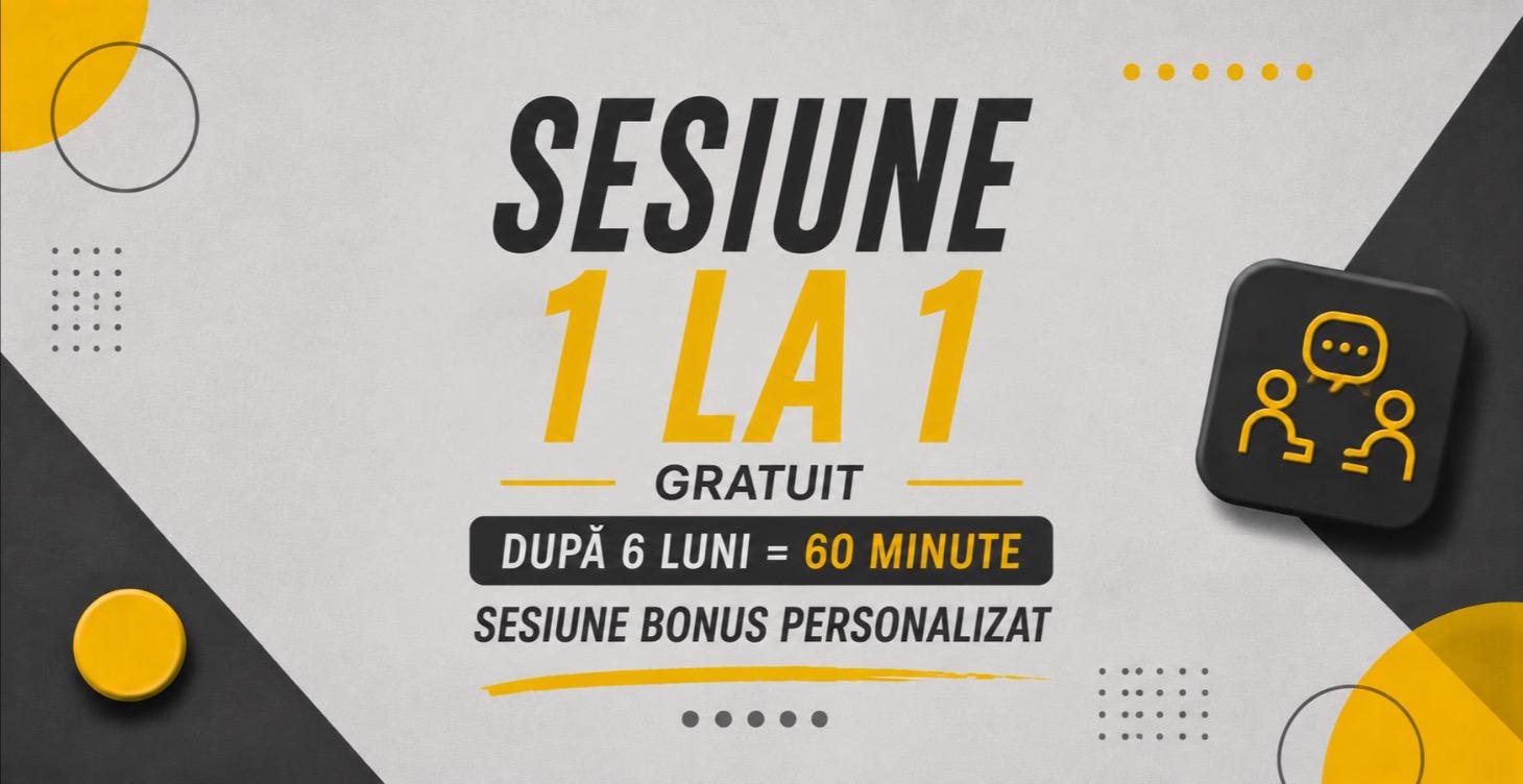 Sesiune 1 la 1 cu mine 60 min.