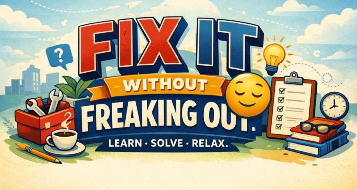 Fix It Without Freaking Out