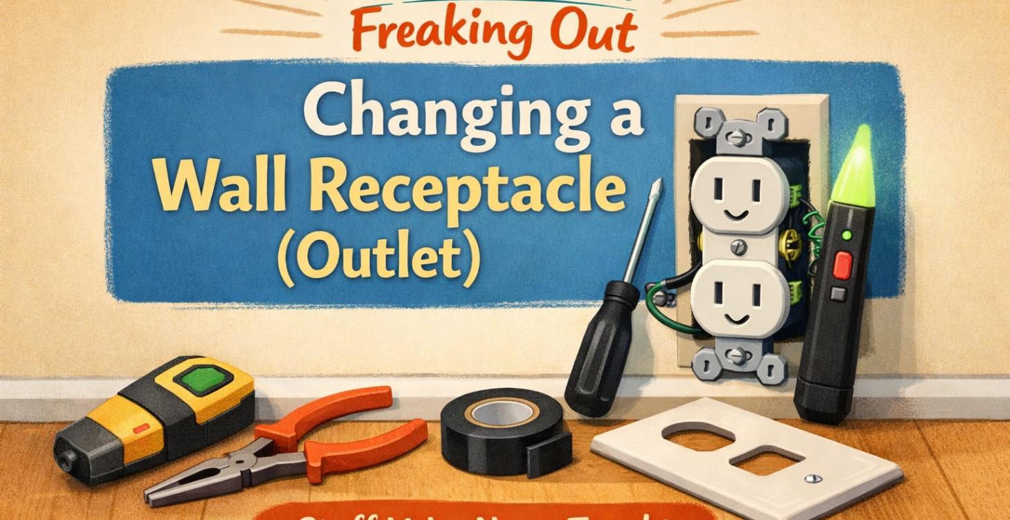 Changing a Wall Receptacle (Outlet)