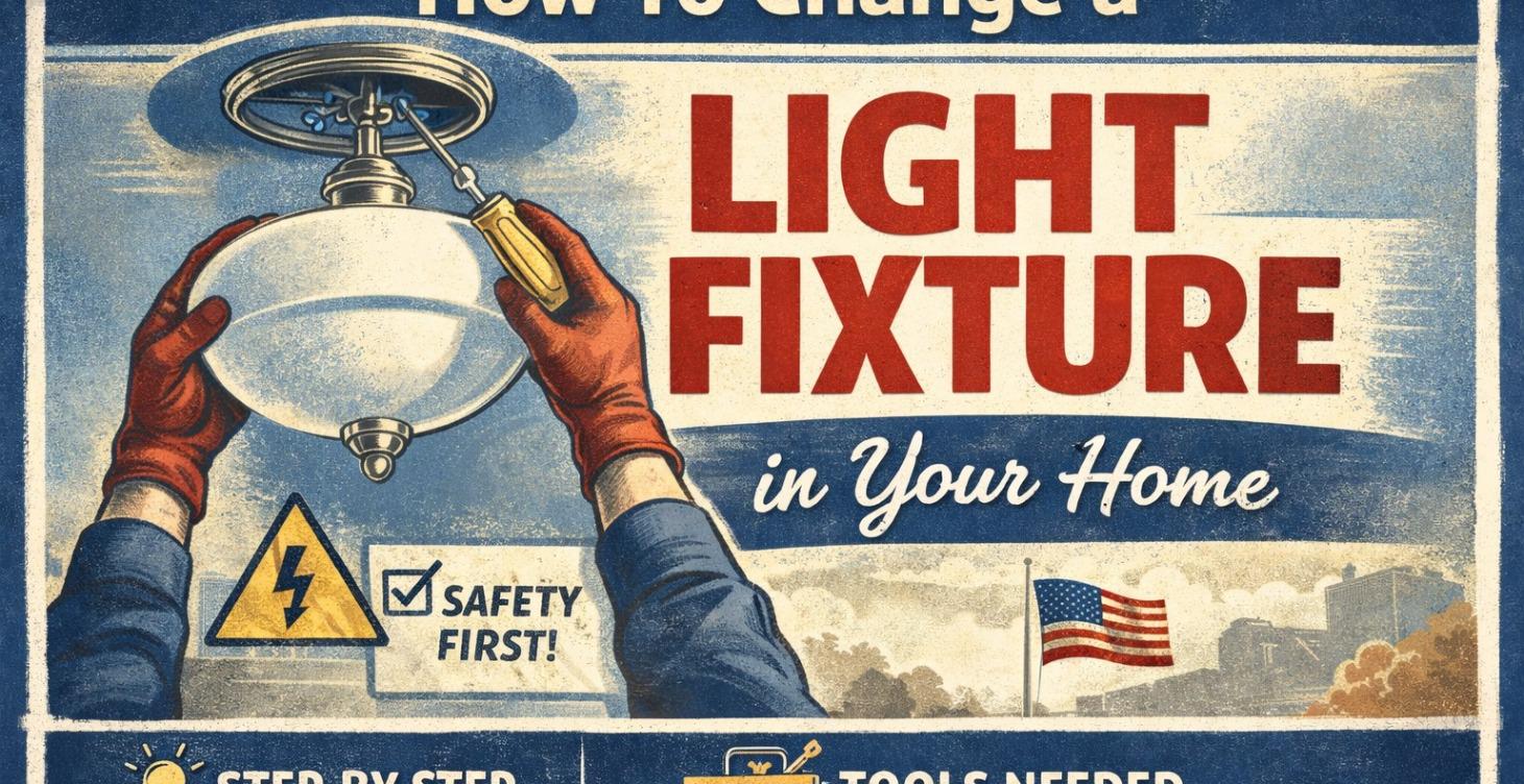 Changing a Light Fixture in Your Home