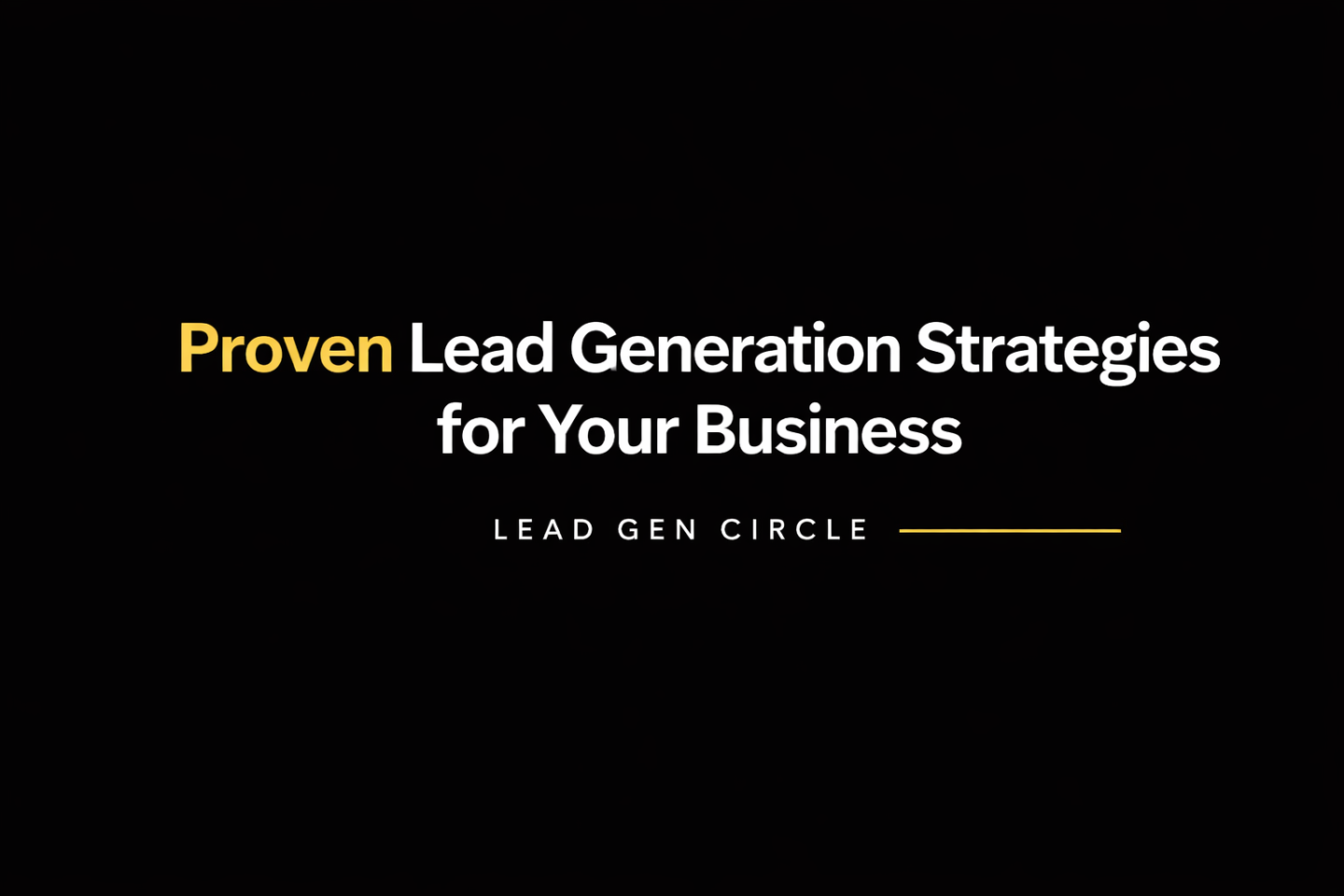Lead Gen Circle