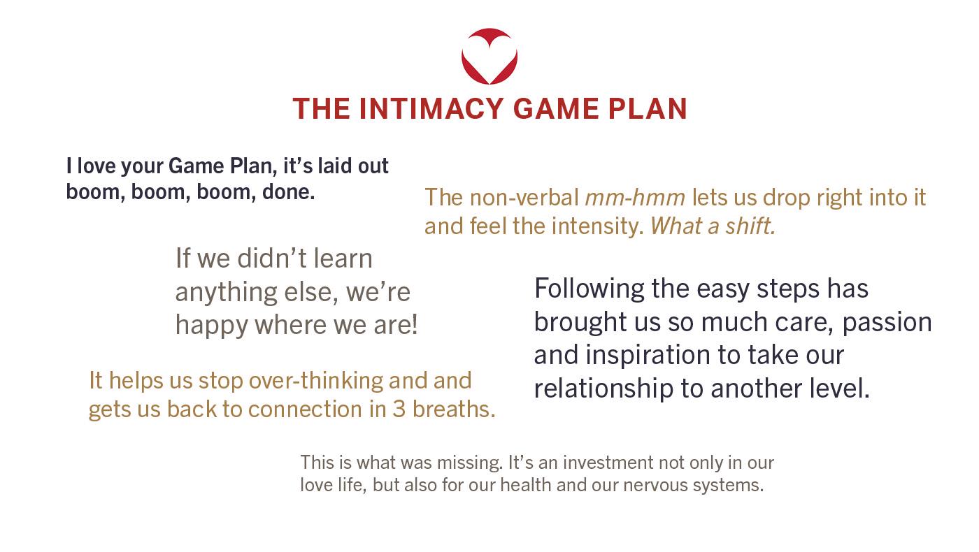 Intimacy Game Plan | Amy Color