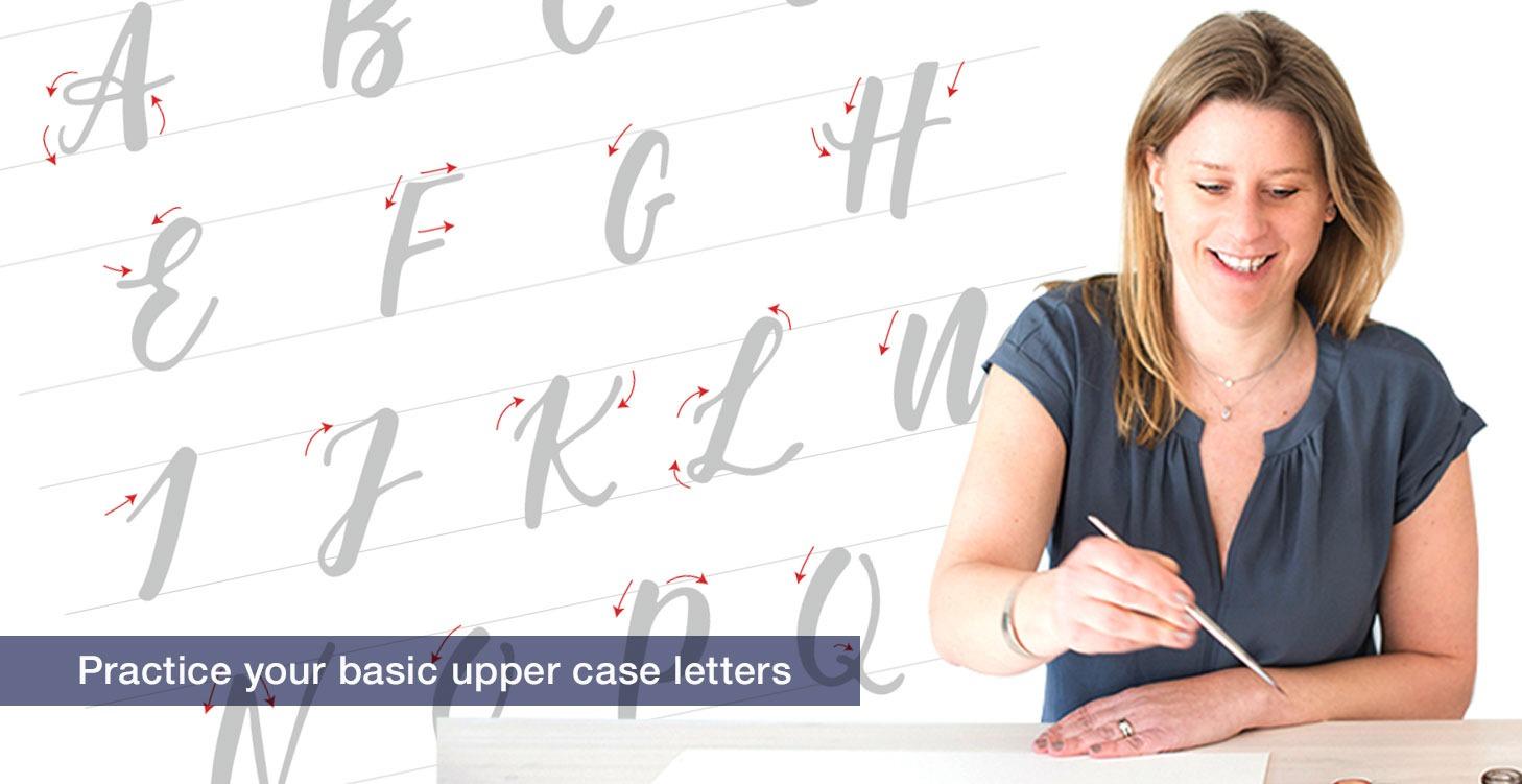 Basic alphabet UPPER case