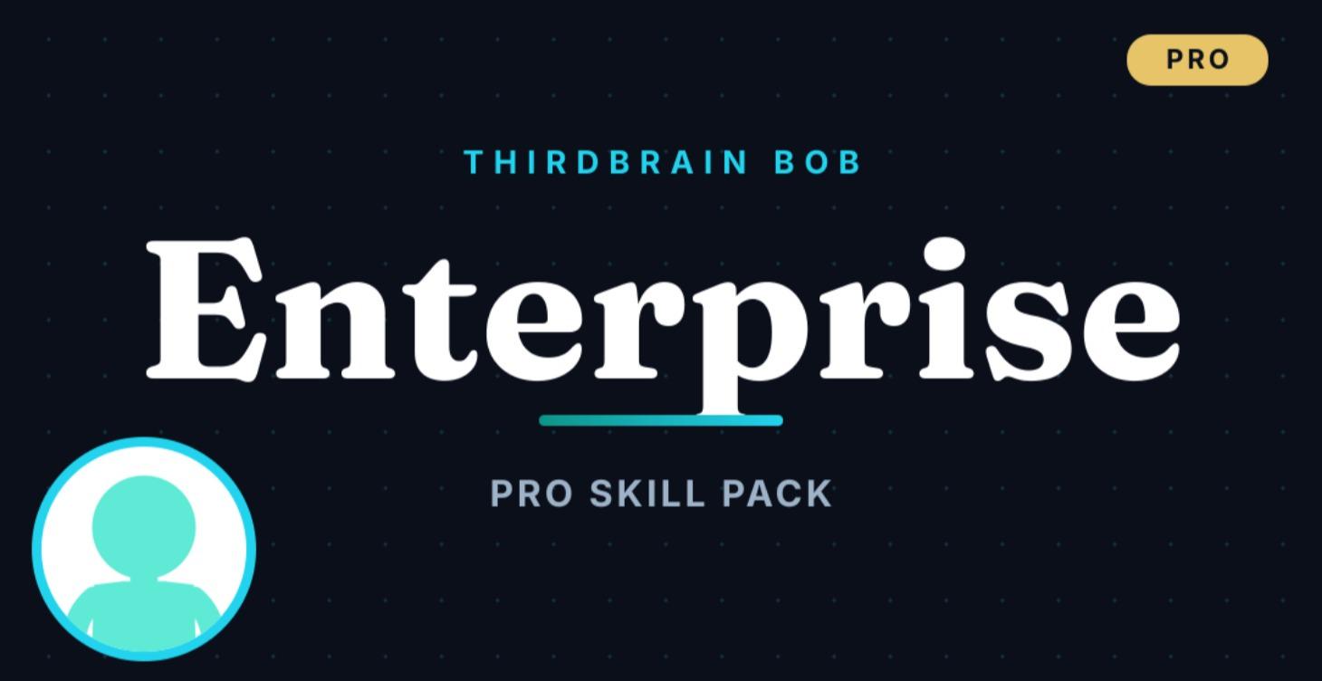 BOB Enterprise Skills Pro Pack