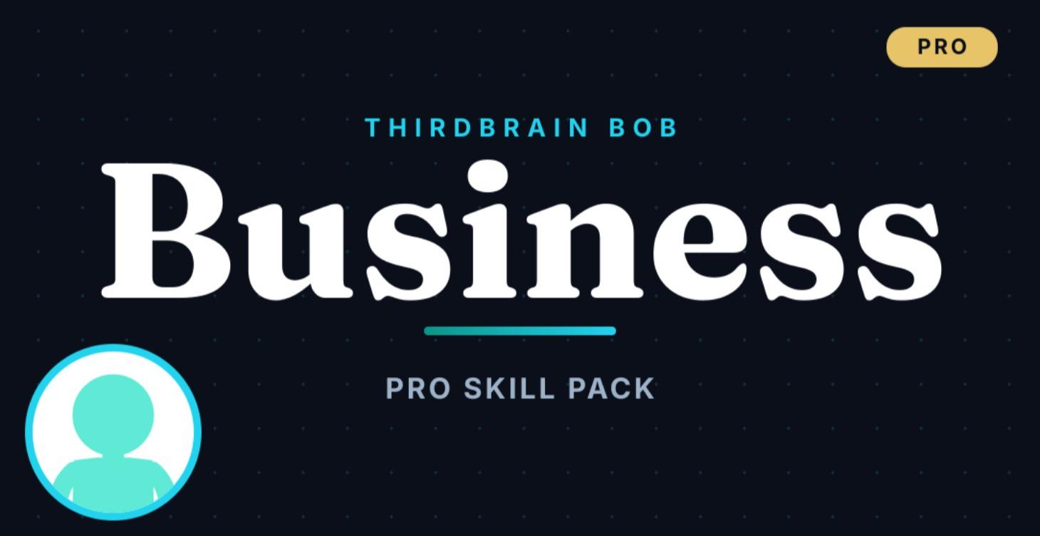 BOB Business Skills Pro Pack