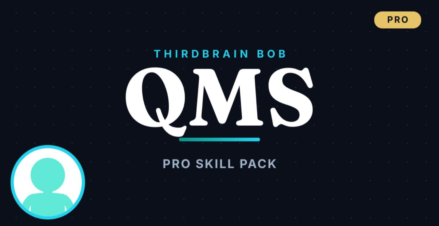 BOB QMS Pro Skills Pack