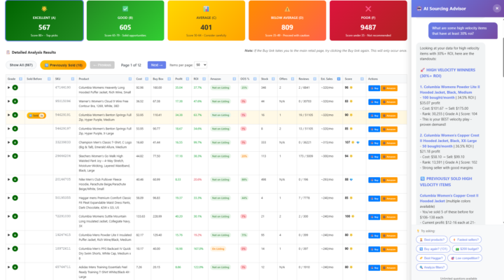 Sample Smart Analyzer Chatbot Output