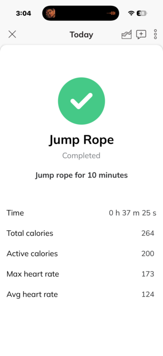 Yesterday and today jumps 
