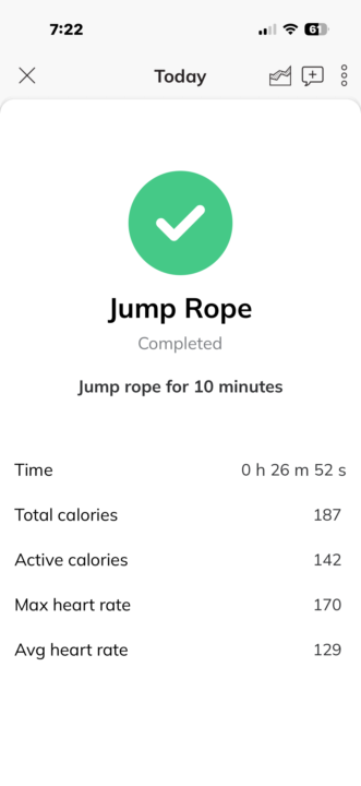 Yesterday and today jumps… my calf’s killing me 