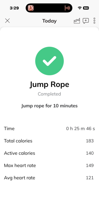 Yesterday and today’s jumps 