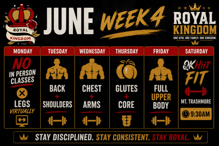 👑🔥 JUNE WEEK 4 – WEEK AT A GLANCE