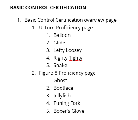Crew Update – Internal Certifications (Early Test Phase)