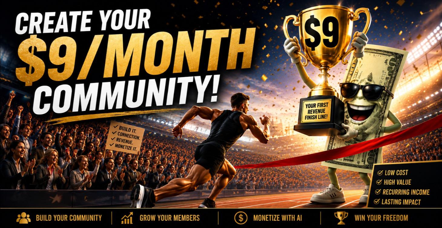 Create YOUR $9/month community!