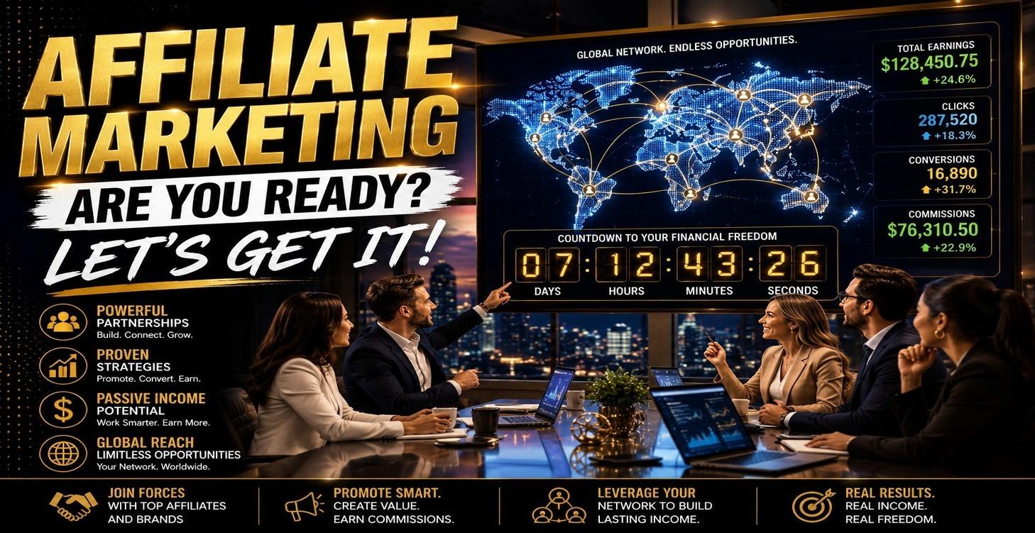 Affiliate Marketing - are you ready? Let's get it!